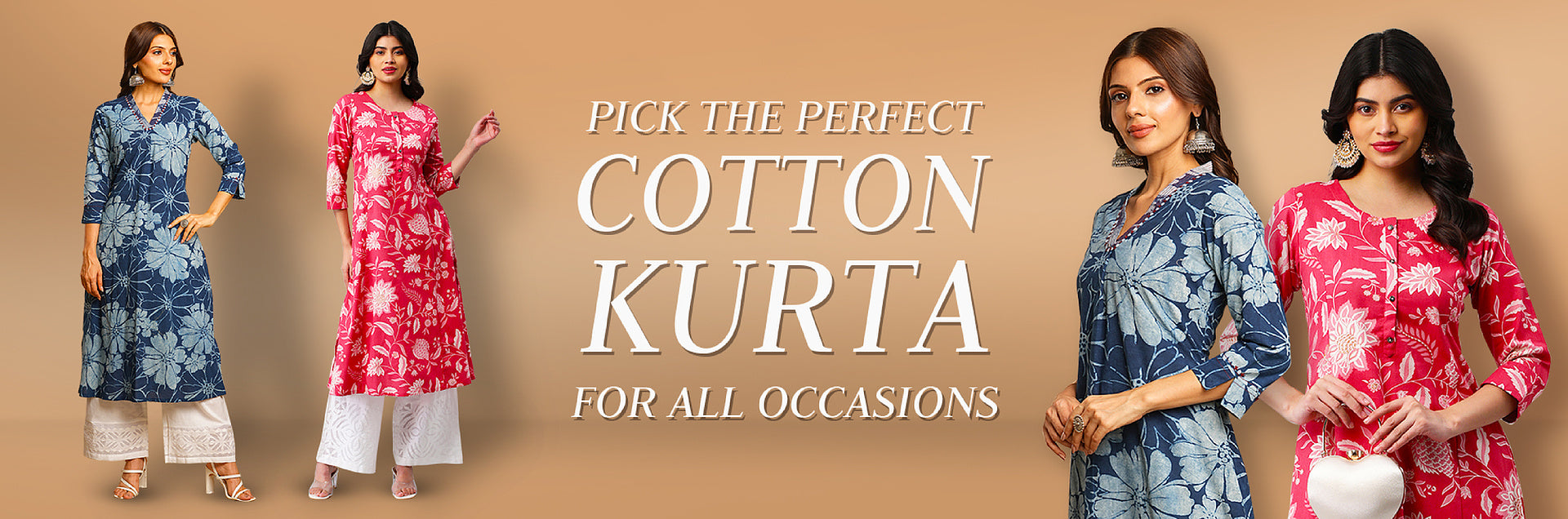 Pick the Perfect Cotton Kurta for All Occasions!