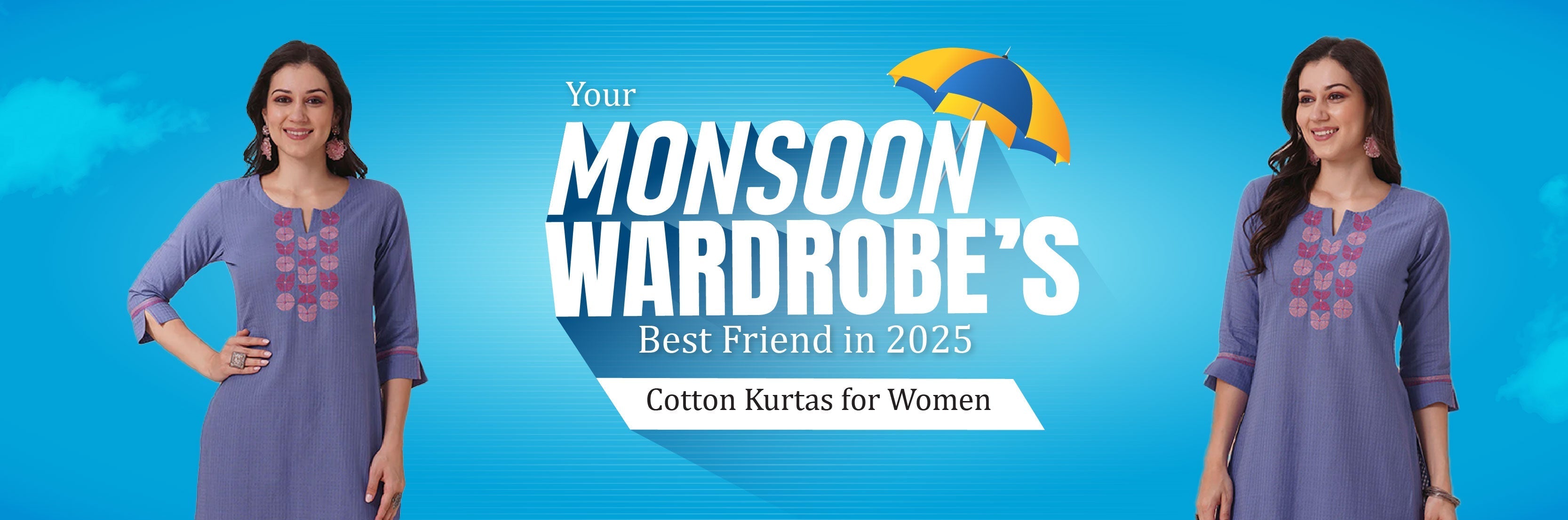 Your Monsoon Wardrobe's Best Friend in 2025- Cotton Kurtas for Women