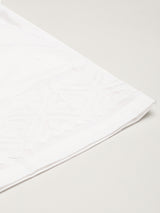 Flared cotton palazzo with applique detailing in hem