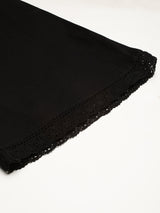 Udaan - Flex palazzo with lace detailing in hem