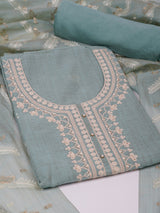 Party Edit- The chanderi suit set, embellished & enhanced with dori embroidery