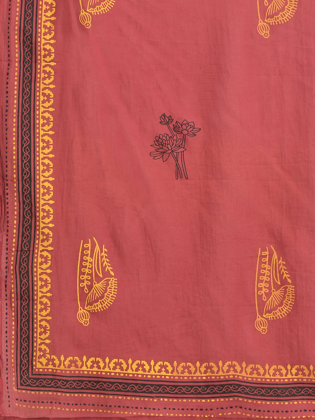 Embroidered Straight Kurta Suit Set with matching solid pants and a printed dupatta.