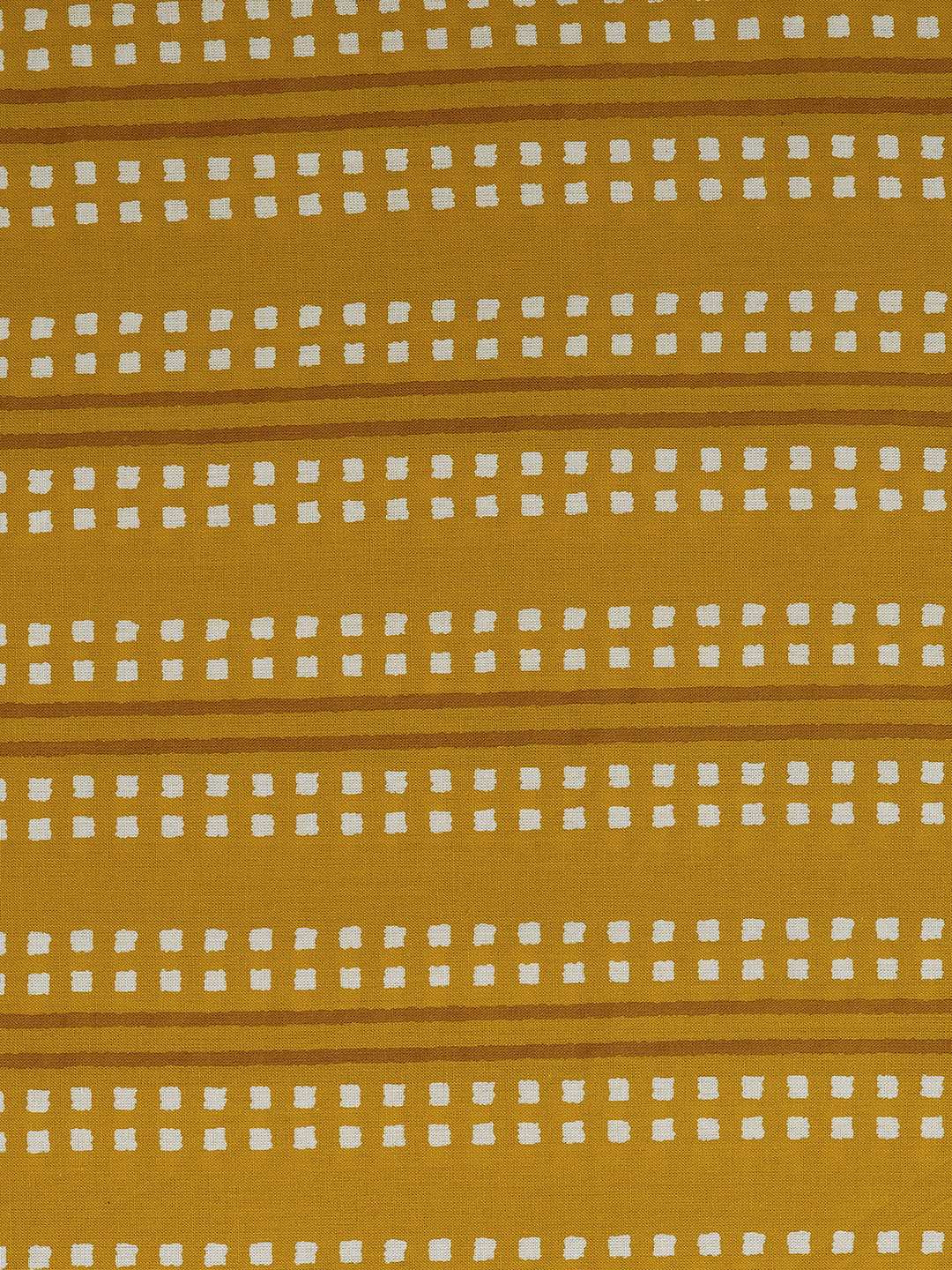 3-piece printed kurta set paired with printed bottoms and a beautifully block-printed mul dupatta.(Yellow)