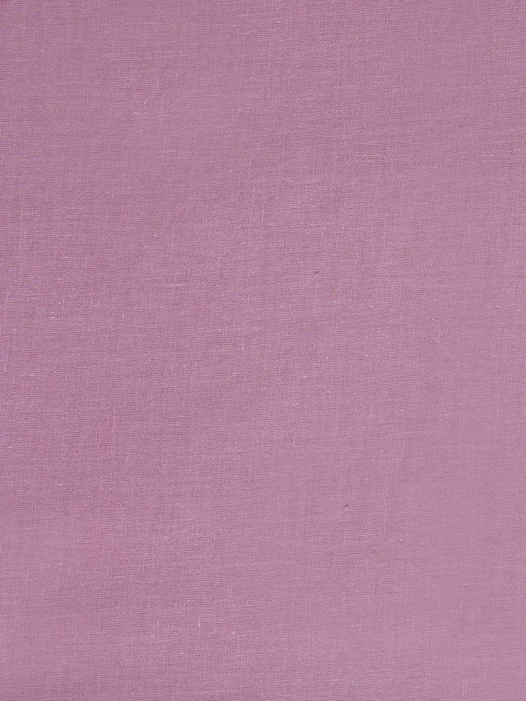 3-piece solid suit set featuring delicate embroidery , paired with a solid bottom and a printed dupatta.(Purple)