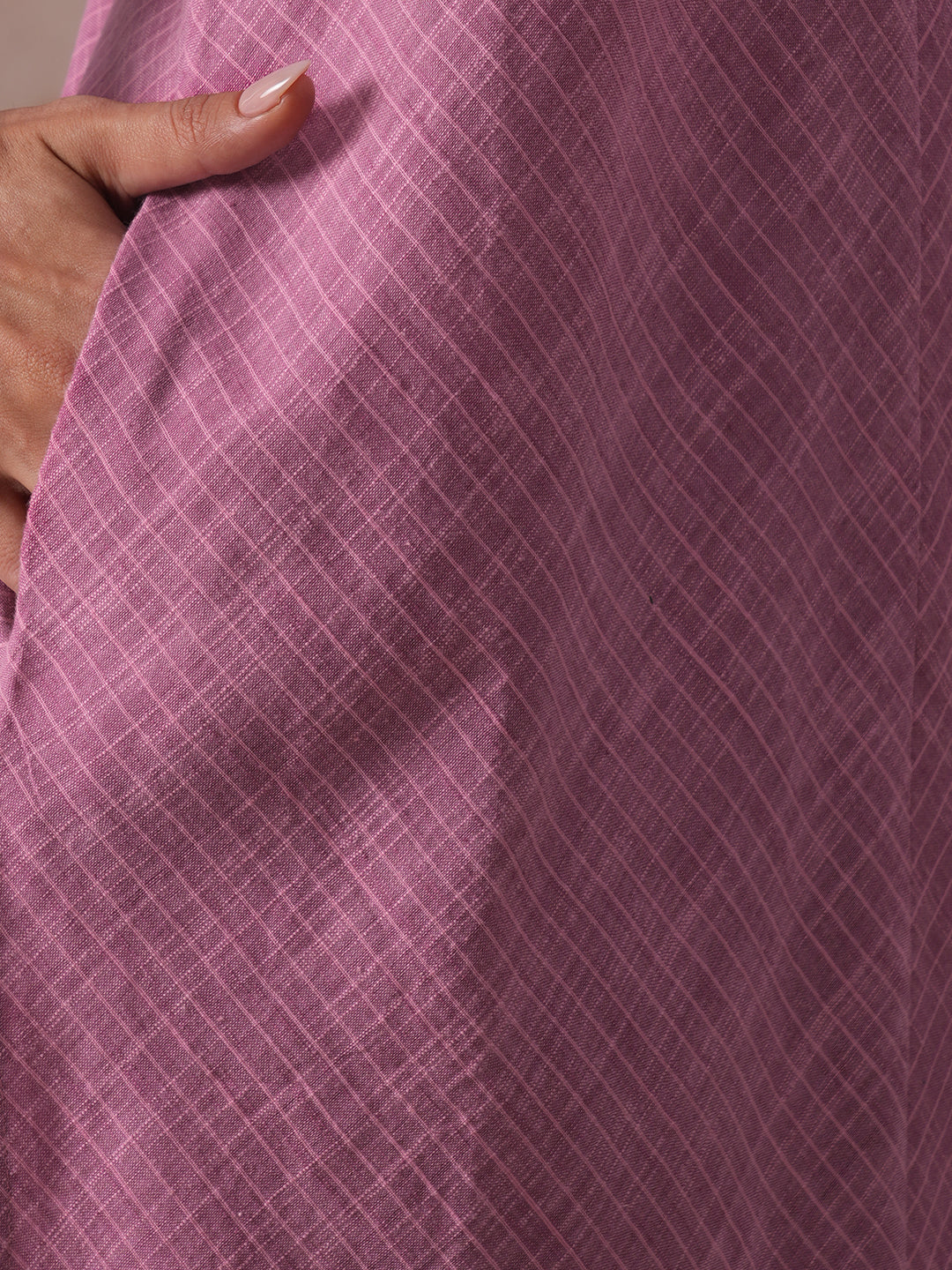Straight fit Pink Cotton Kurta Suit Set with Floral Motifs, Matching Bottom and Printed Dupatta.