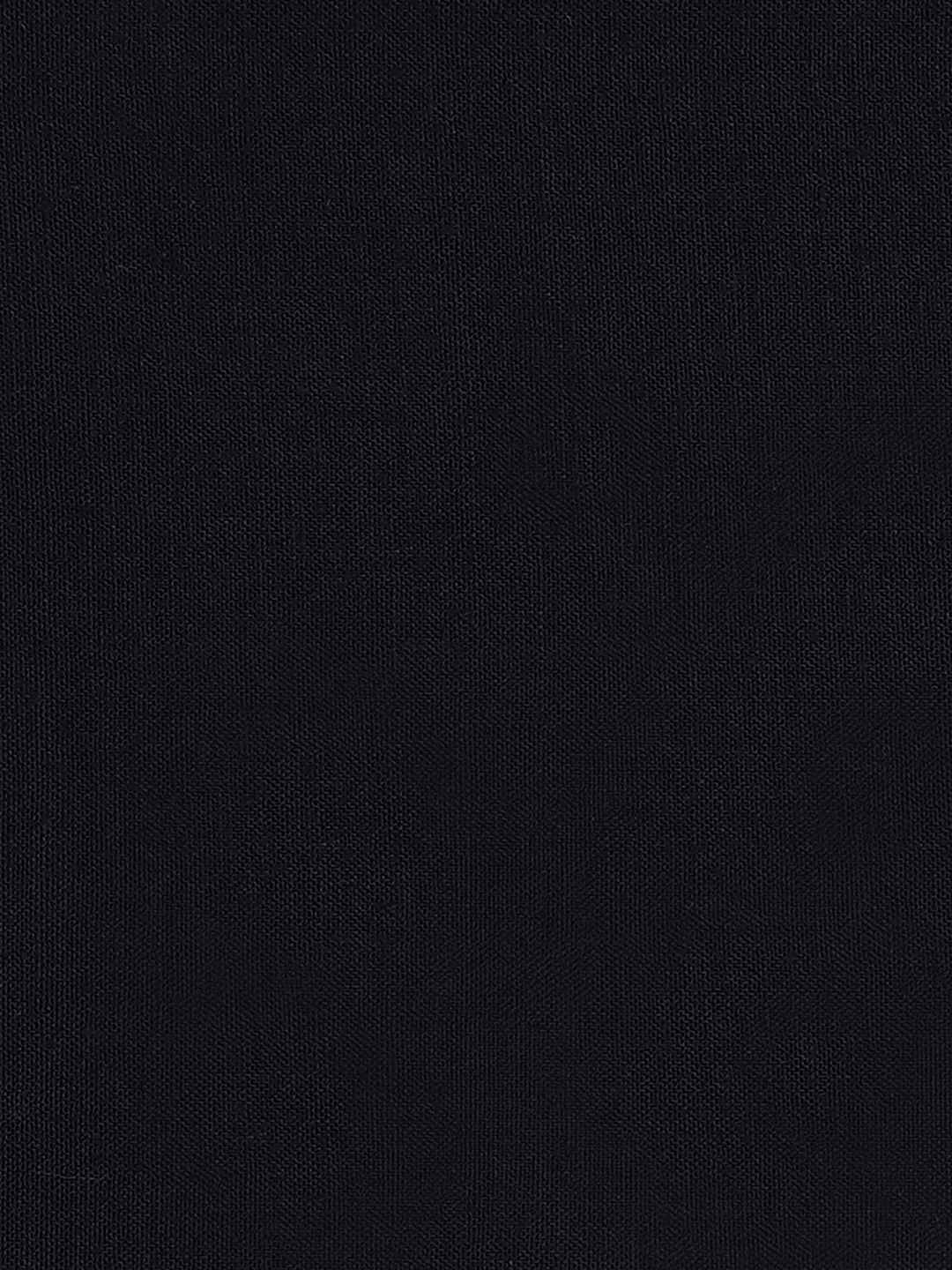 Bagru Floral Printed Dress Material with Embroidered Yoke.(Black)