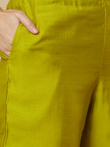 Party Edit- A centre box pleated co-Ord set with sleeves embroidery and handwork