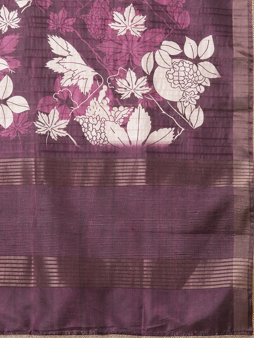 Party Edit- Embroidered A line silk blend kurta paired with printed dupatta and lined pants