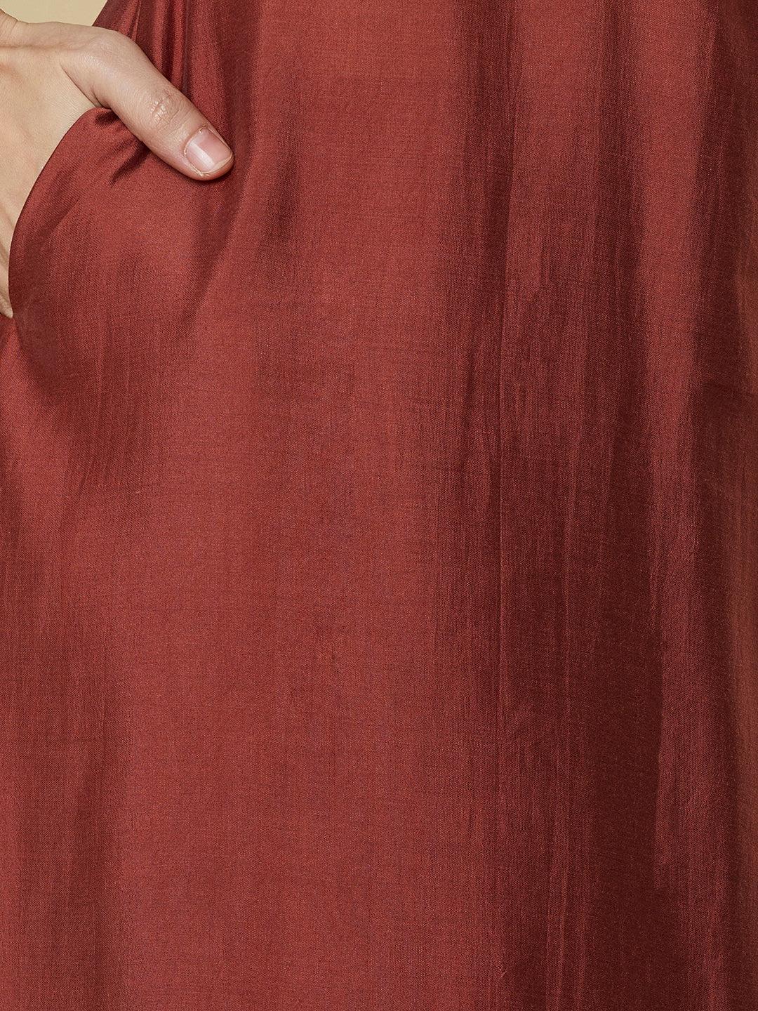 Party Edit- A-Line roman silk kurta set with zari embroidery with buttons on front yoke