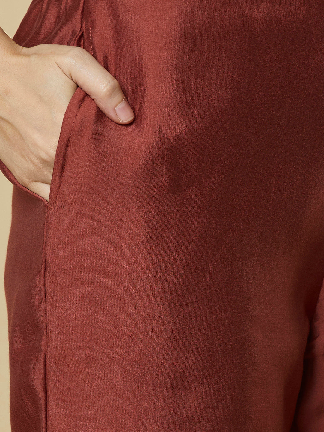 Party Edit- A-Line roman silk kurta set with zari embroidery with buttons on front yoke