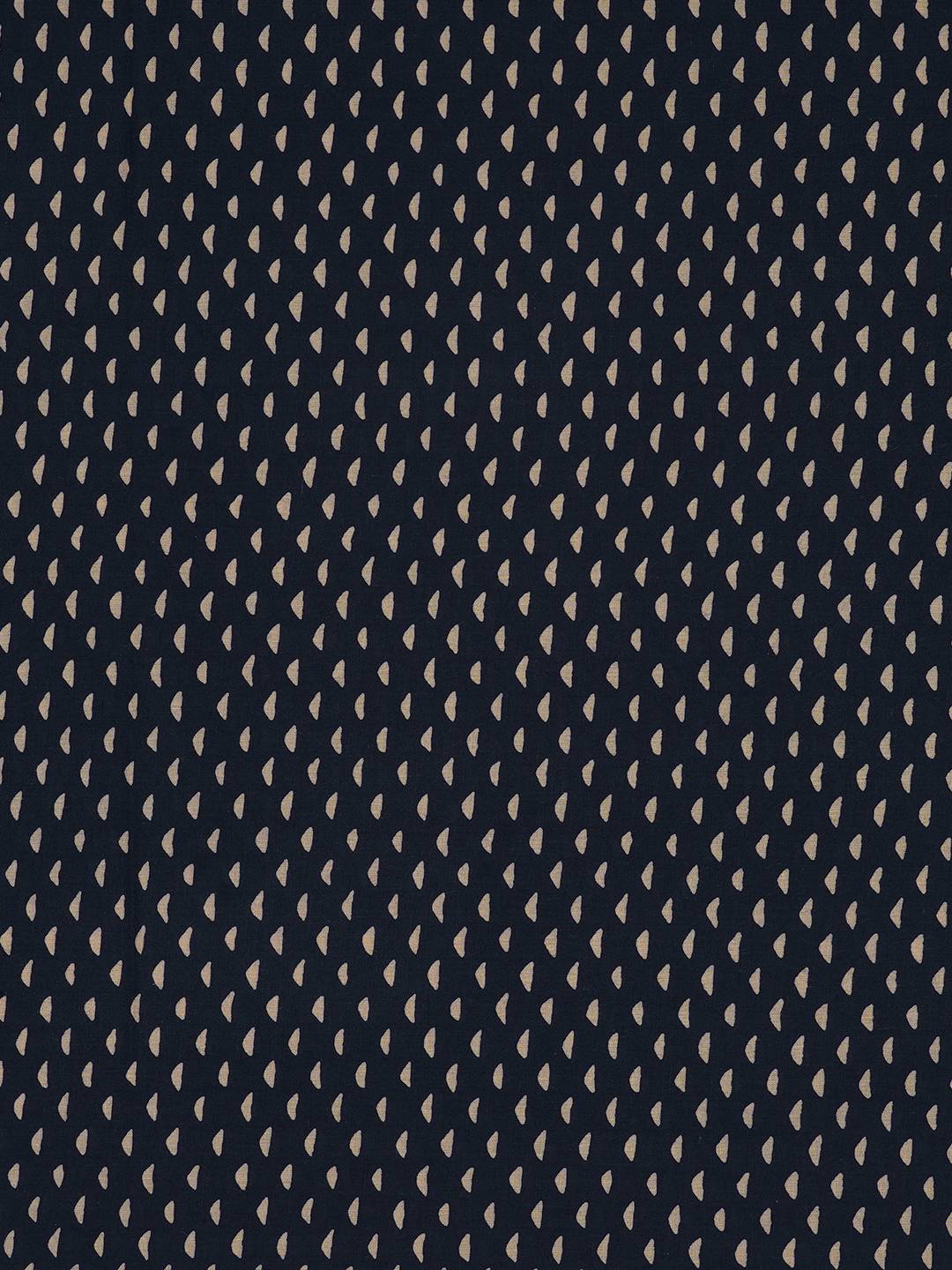 Unstitched Cotton Cutwork Embroidered 3-Piece Suit Set with Printed Bottom and Dupatta.(Navy)