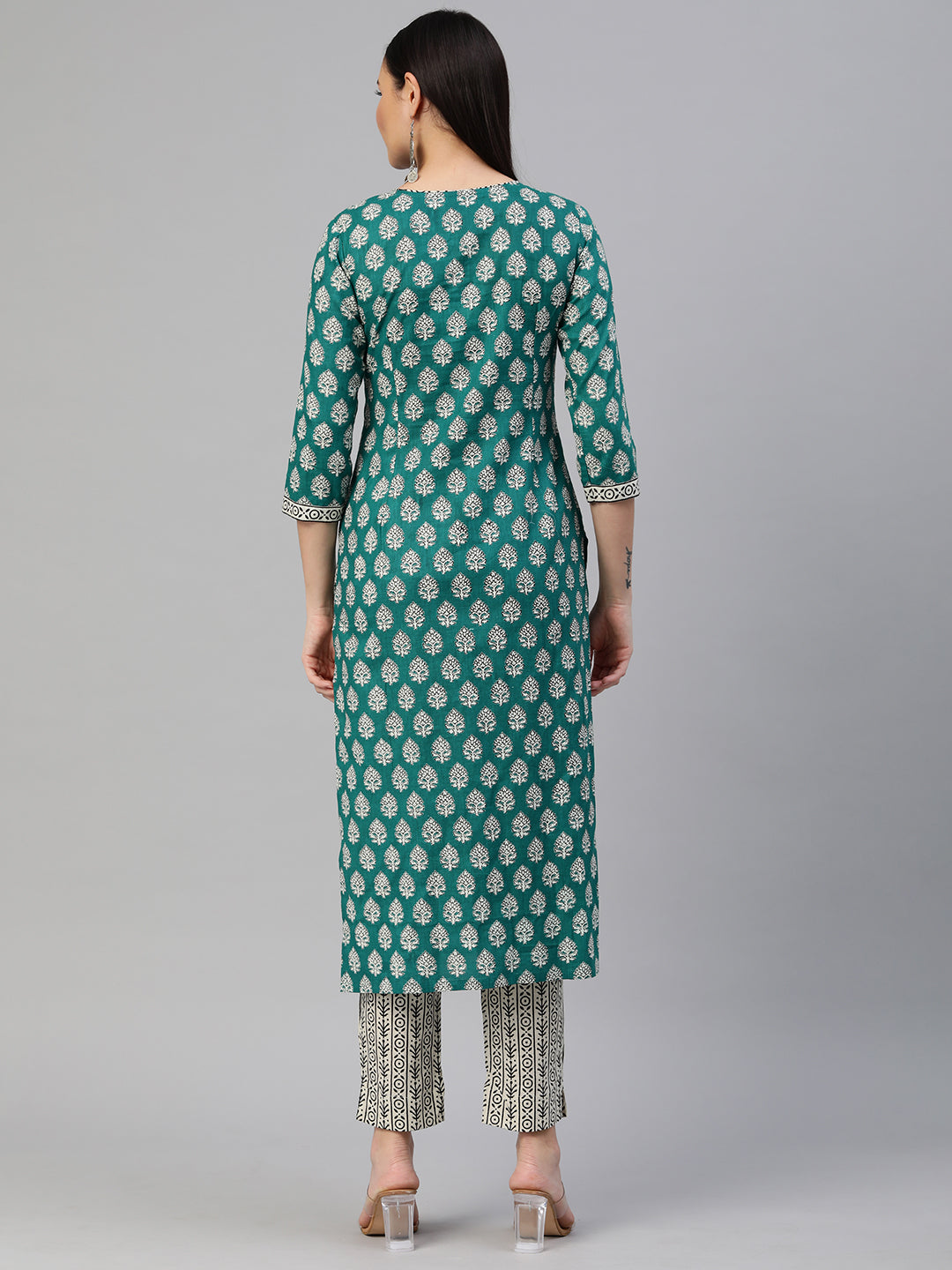 Printed Straight Kurta with pants