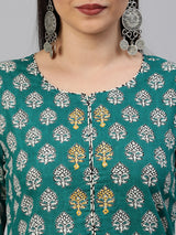 Printed Straight Kurta with pants