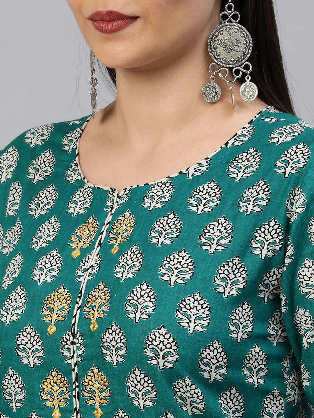 Printed Straight Kurta with pants