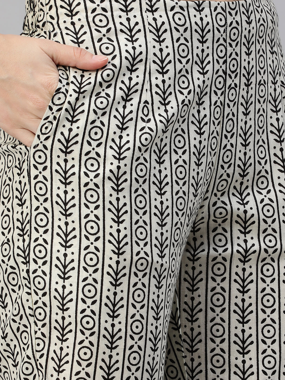 Printed Straight Kurta with pants