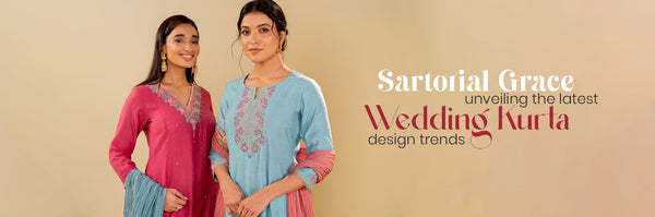 Sartorial Grace: Unveiling the Latest Wedding Kurti Design Trends