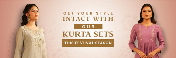 Get Your Style Intact with Our Kurta Sets this Festival Season