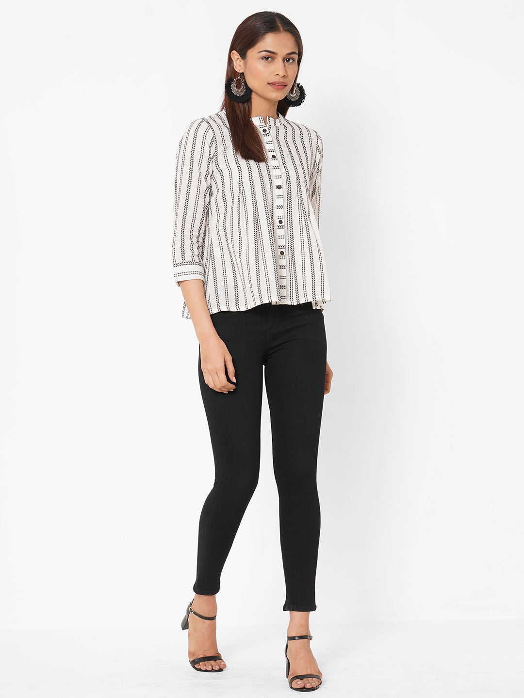 Cotton-dobby-stripes-top