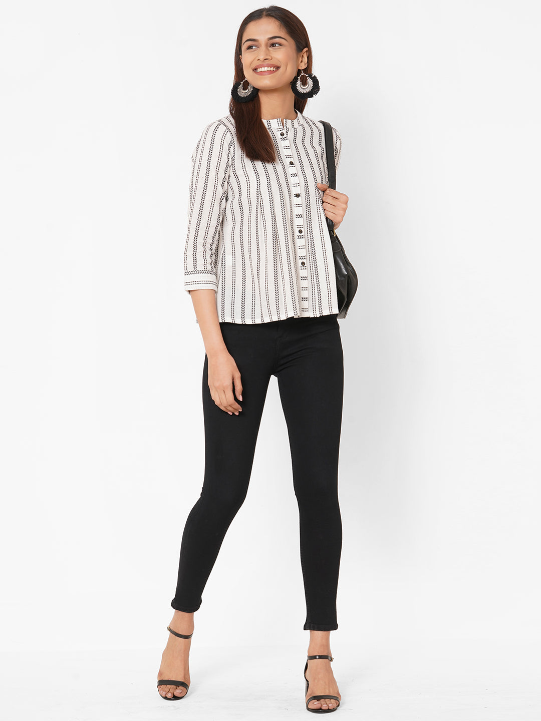 Cotton-dobby-stripes-top
