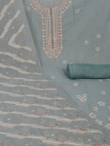 The chanderi suit set, embellished & enhanced with dori embroidery.