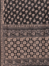Cotton kurta suit set with mirror work with printed dupatta and printed pant.