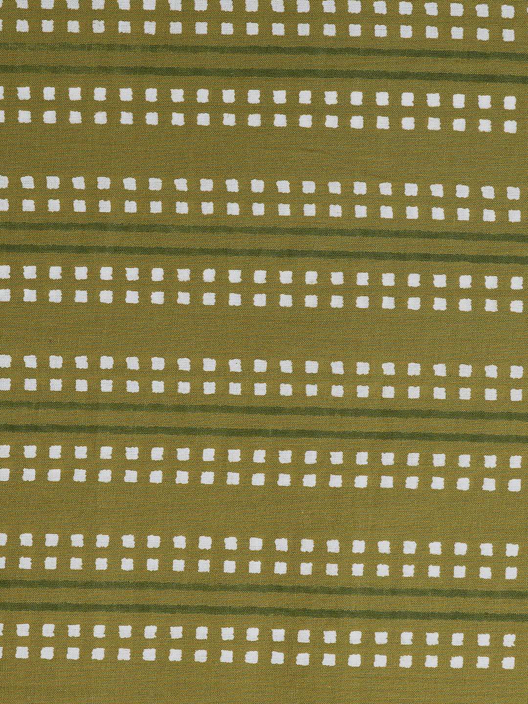 3-piece printed kurta set paired with printed bottoms and a beautifully block-printed mul dupatta.(Green)