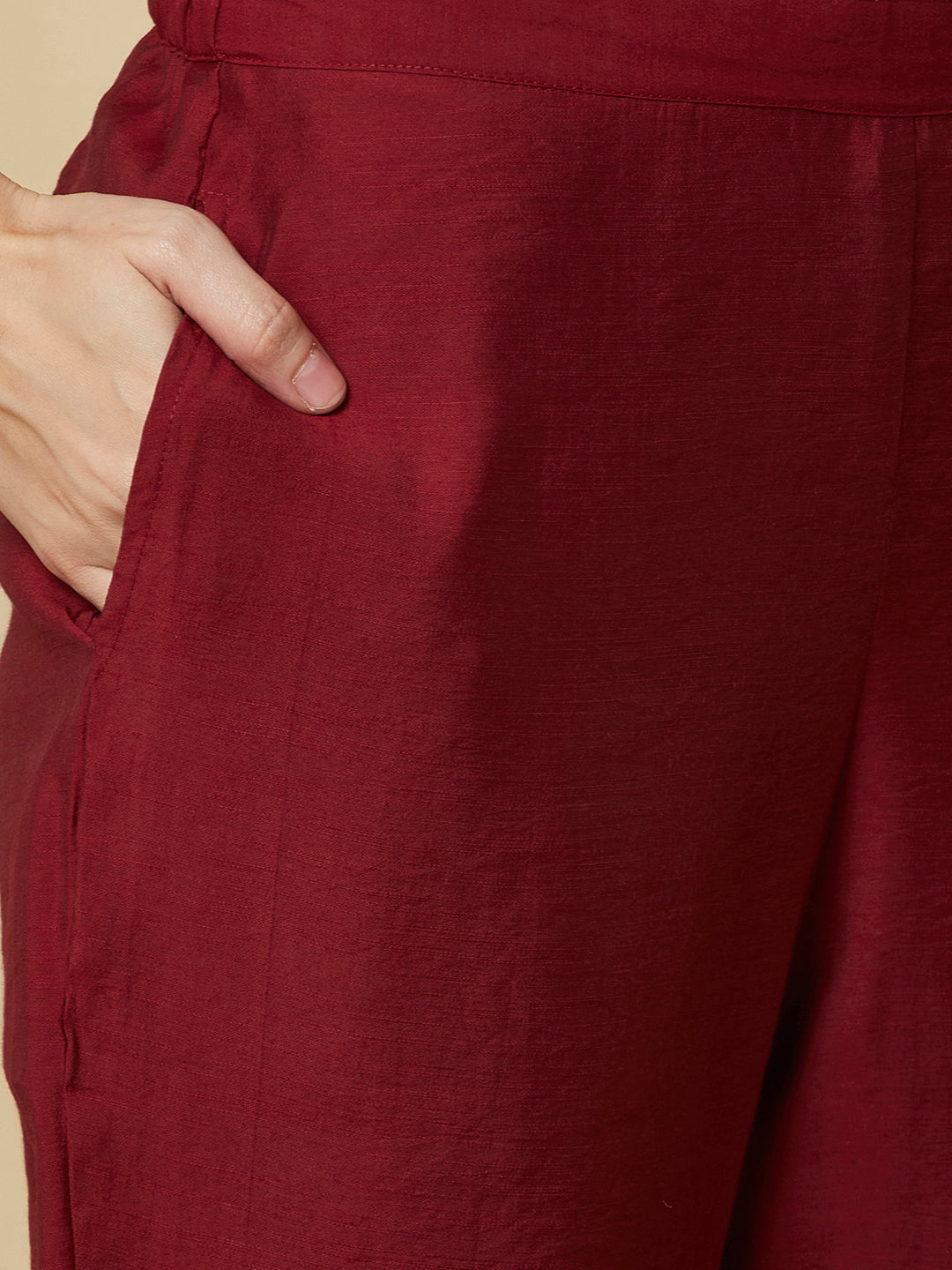 Party Edit- A-line shoulder princess kurta set with embroidered yoke and stitch line sleeves