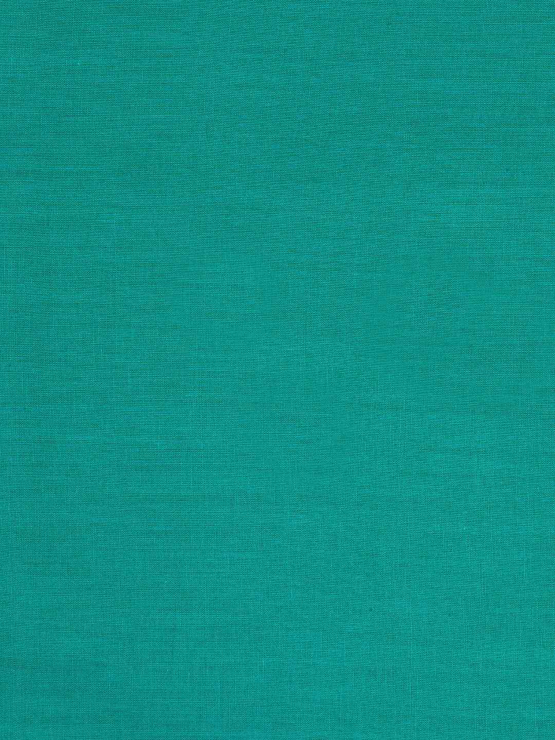 Cotton Dobby Dress Material with delicate zari butti motifs and zari stitch yoke.(Blue)