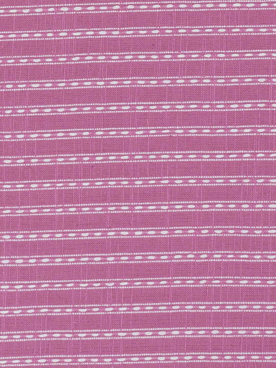 3-piece unstitched set featuring a dobby butti top with hand-done detailing and artisanal block prints.(Pink)