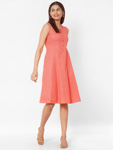 Cotton Kali Dress with Stitchline Detail