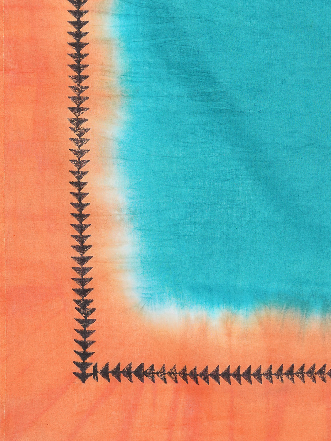 So co and jcrd border dress with tie dye stole