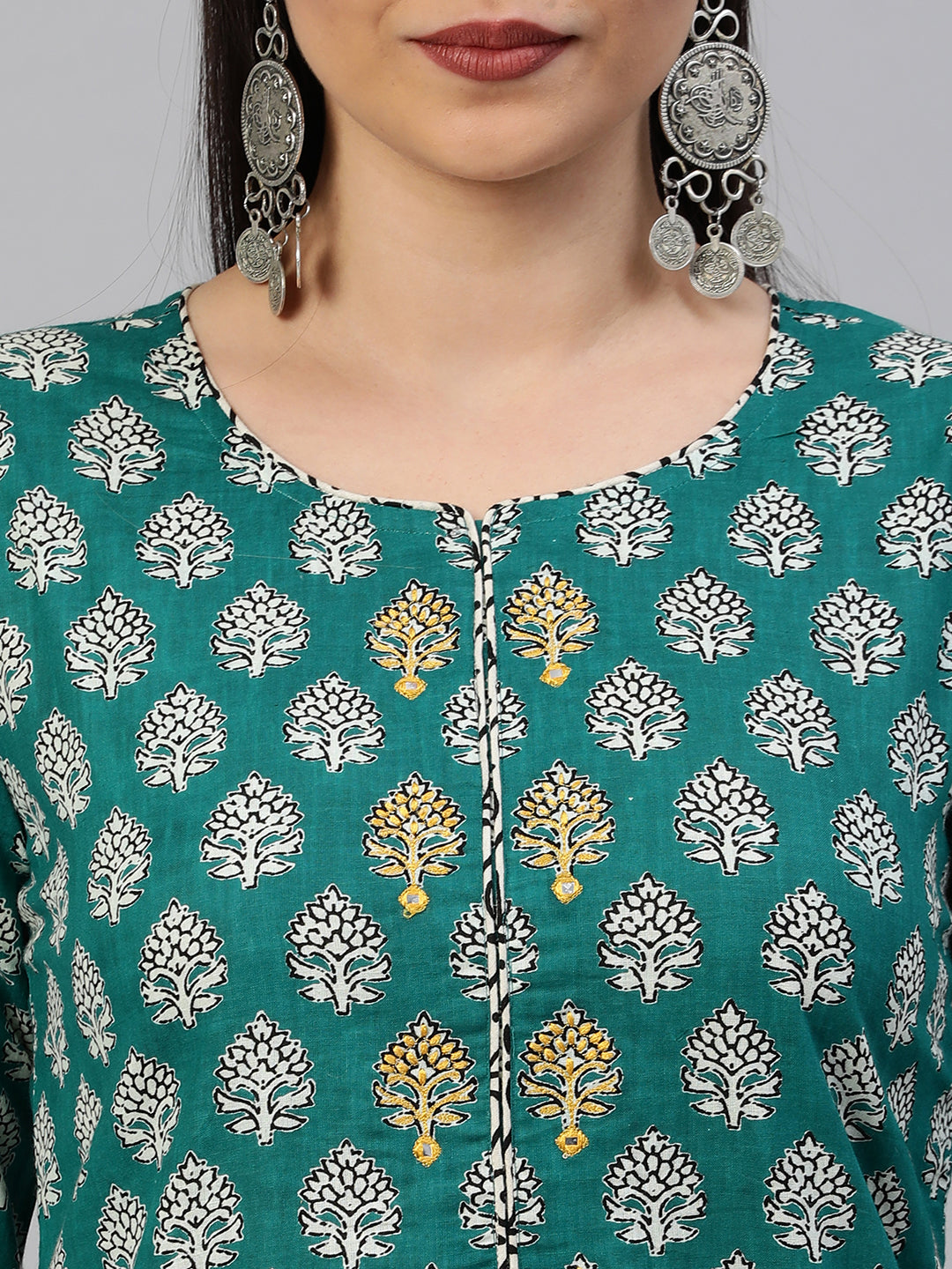 Printed Straight Kurta with pants