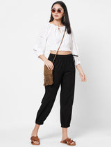 Elasticated Cotton harem pant